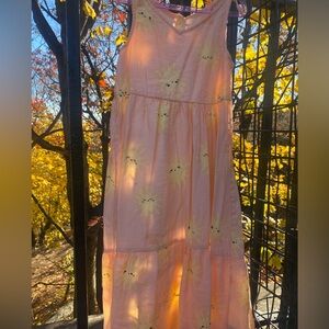 H&M Pink Dress with Yellow Sun Design